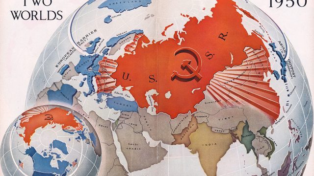 1950 Cold War map | موسوعة الشرق الأوسط