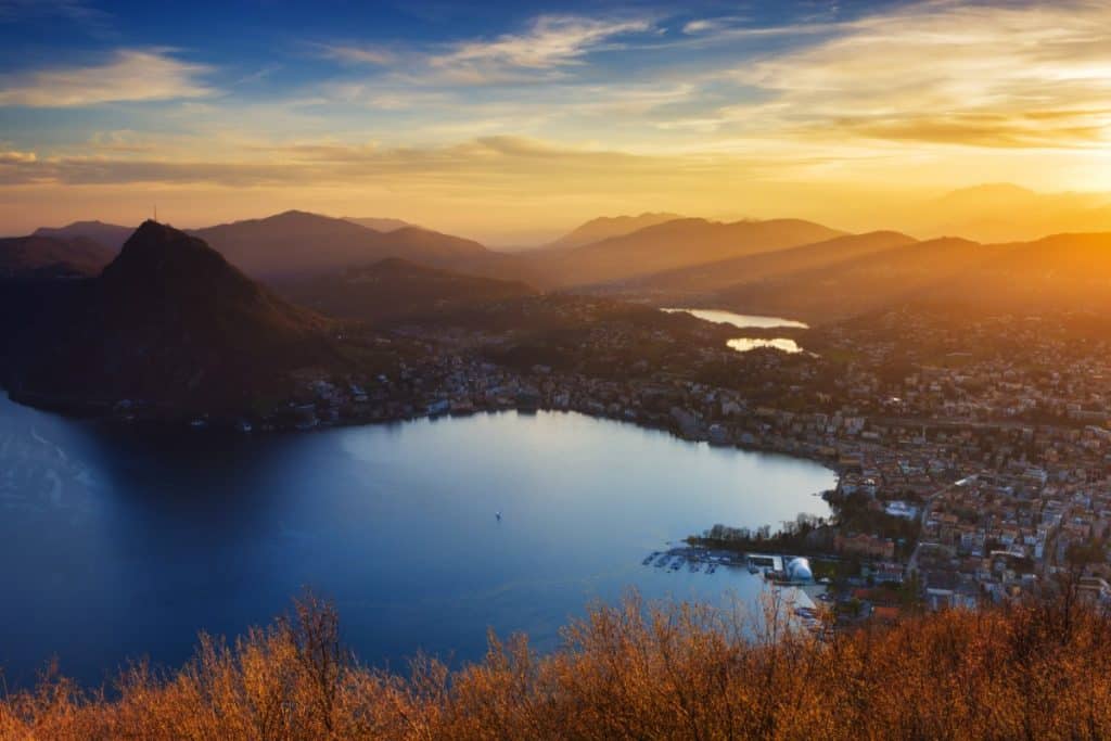 3 lugano montrebre sansalvatore lake evening 1200x800 | موسوعة الشرق الأوسط