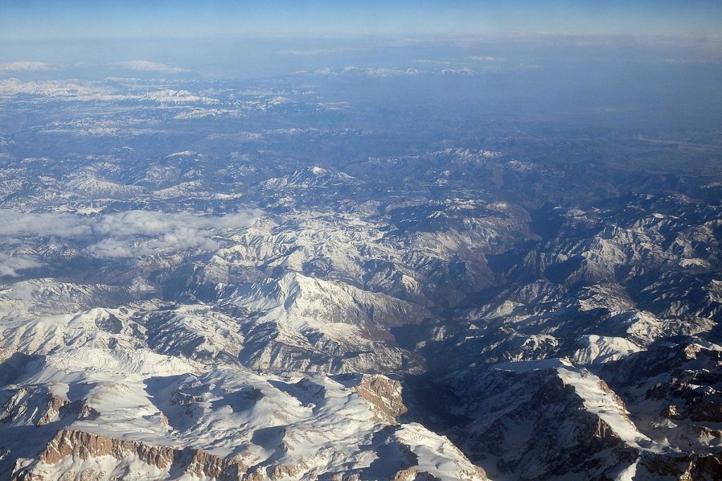 Anatolian plateau in winter from air | موسوعة الشرق الأوسط