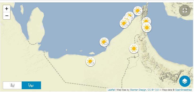 FireShot Capture 084 حالة الطقس في الامارات طقس العرب www.arabiaweather.com 1 | موسوعة الشرق الأوسط