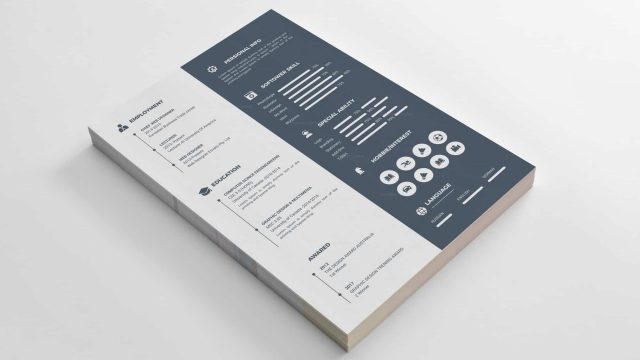 Houston Professional Resume Design Template 2 | موسوعة الشرق الأوسط