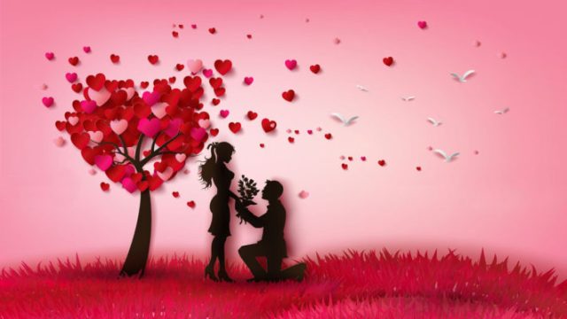 I want to say that Im happy that I have you Happy Valentines Day Love Day loving couple under a loving tree 1920x1080 710x400 | موسوعة الشرق الأوسط