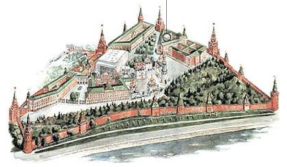 Moscow Kremlin map The Senate | موسوعة الشرق الأوسط