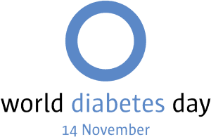 World diabetes day 2014 logo | موسوعة الشرق الأوسط