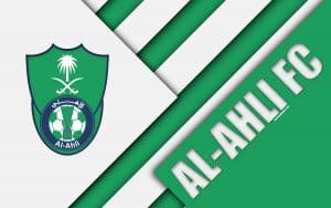 al ahli saudi fc 4k green white abstraction logo saudi arabian football club1 | موسوعة الشرق الأوسط