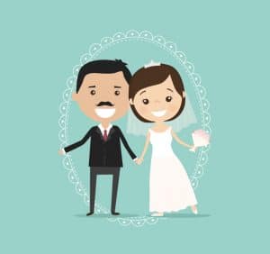 cartoon bride and groom vector character vector material lazy gallery 14604355348gk4n | موسوعة الشرق الأوسط