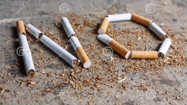 no word cigarette wooden background 66361319 | موسوعة الشرق الأوسط