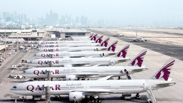 qatar airways 777s | موسوعة الشرق الأوسط