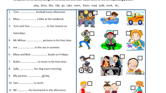 simple present vs present progressive puzzle worksheet | موسوعة الشرق الأوسط