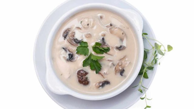 terrapapers.com Creamy Almond Mushroom Soup | موسوعة الشرق الأوسط