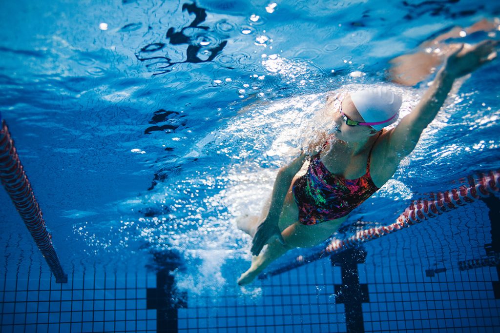 yuzme acilis alternatif 1 stock photo underwater shot of fit swimmer training in the pool female swimmer inside swimming pool 4986198071 | موسوعة الشرق الأوسط