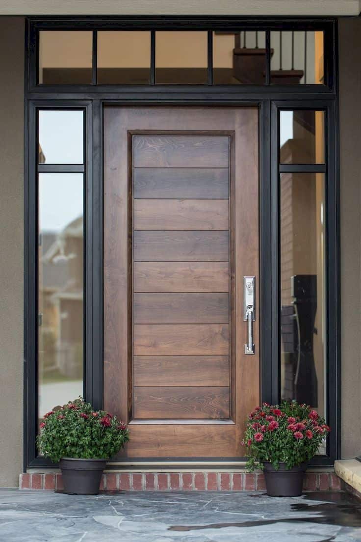 أبواب خشب مودرن modern wooden doors1 | موسوعة الشرق الأوسط