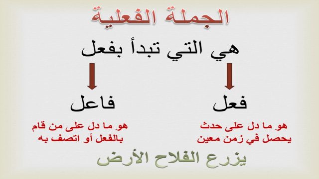 بحث عن الجملة الفعلية | موسوعة الشرق الأوسط