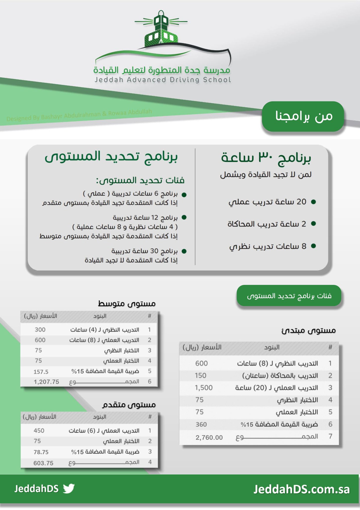 رابط مدرسة جدة المتطورة لتعليم القيادة2 | موسوعة الشرق الأوسط