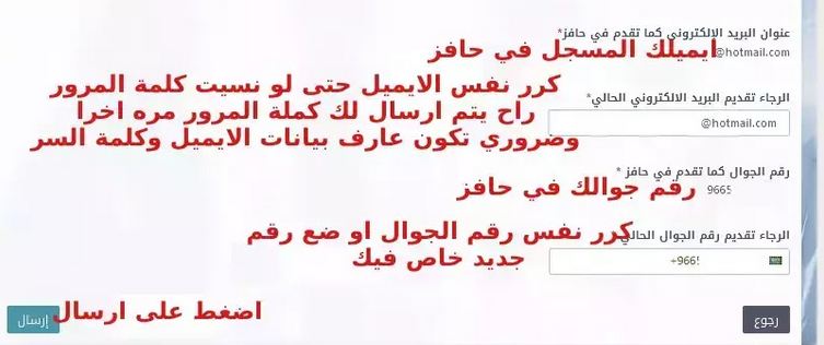 طريقة التسجيل في حافز للرجال والنساء1 4 | موسوعة الشرق الأوسط