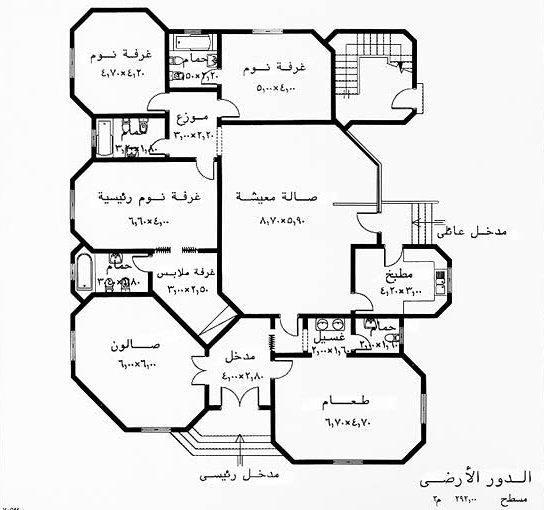 مخطط دور ارضي 5 e1594239466626 | موسوعة الشرق الأوسط